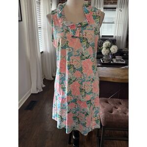 Lulu-B Tropical 19th Hole Golf Skort & Tank Set UPF50 Size  M Pull-On Stretch